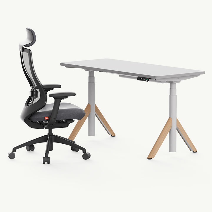 Robin Pro Standing Desk and Ergonomic Chair Set