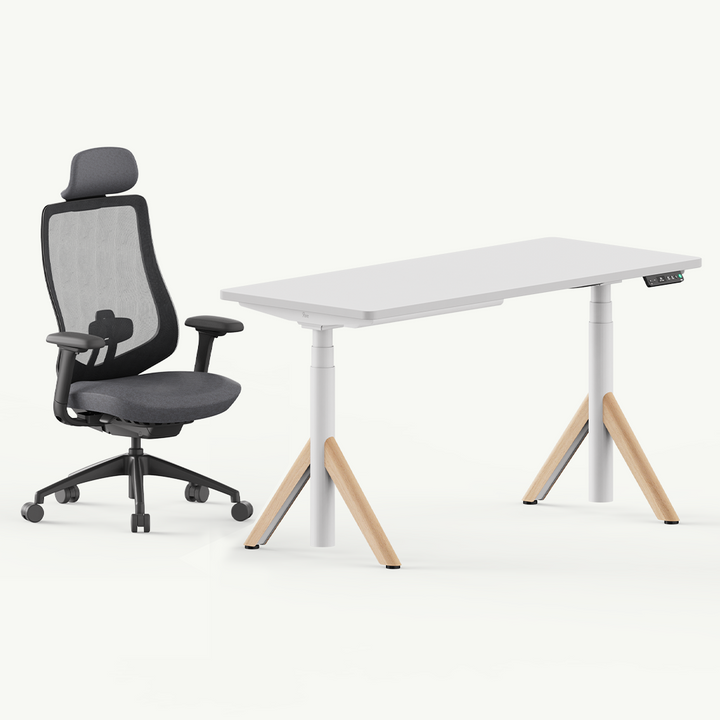 Robin Pro Standing Desk and Ergonomic Chair Set