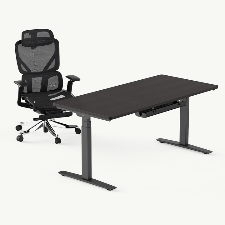 Classic Pesk Standing Desk and Galileo Chair Set