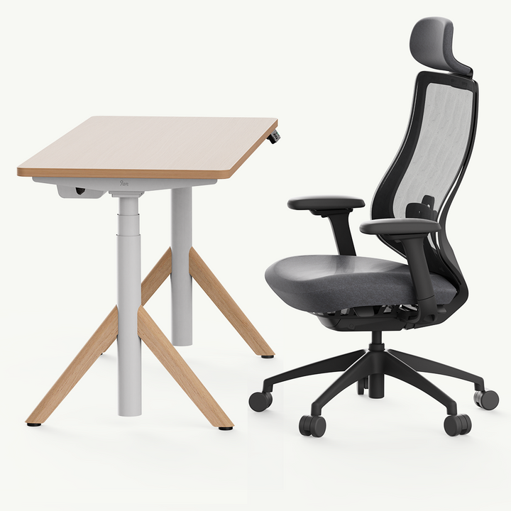 Robin Pro Standing Desk and Ergonomic Chair Set